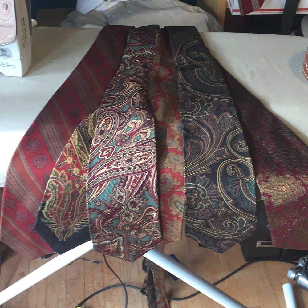 Vintage Polo ties. Collection of 5